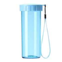 Simple and creative plastic water cup anti -leakage portable motion tolerant cup Korean version of Korean students men and women summer kettles