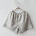 Quần an toàn cho phụ nữ cotton mùa hè mỏng mặc quần short chống sáng kích thước lớn không có quần legging ren lỏng - Quần short quần short nữ jean Quần short