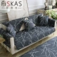 Philippine thẻ thơ sofa vải bông đệm bao che toàn bộ khăn trong gia đình đơn giản Bắc Âu Four Seasons chung trượt đệm bìa - Ghế đệm / đệm Sofa