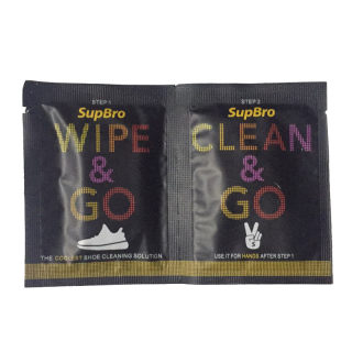 Cleaning wipes for white shoes, sneakers, shoe polishing and decontamination