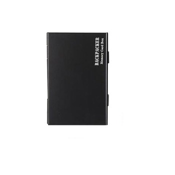 Backpacker Sd/Cf Camera Metal Memory Card Case Mobile Phone Tf Card Storage Box Multi-Functional Storage and Organization Bag