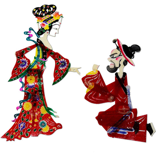 Нематериальная культура, украшение в китайском стиле, теневой кукольный спектакль