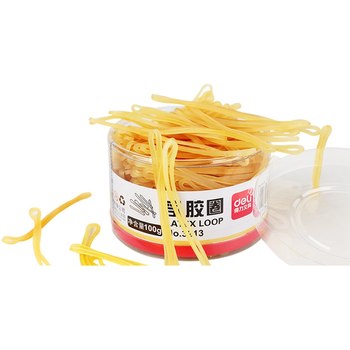 Deli latex ring financial special rubber band bundle money
