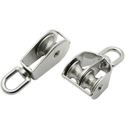 Xinran pulley 304 stainless steel pulley fixed pulley double pulley ດຽວ pulley ຍົກ pulley