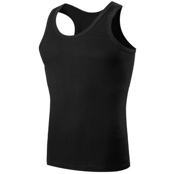 Zhang Yixing's concert vest black neck round pure cotton slim fit elastic sports sweat-absorbent sling ໄວຫນຸ່ມຂະຫນາດໃຫຍ່