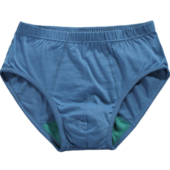 3 pairs of AB men's pure cotton high-waisted mercerized briefs