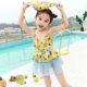 Đồ bơi dài tay cho bé gái Áo tắm chống nắng Xiêm Dễ thương cho bé - Bộ đồ bơi của Kid đồ bikini cho trẻ em