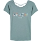 [ba] Đồ lót Ege Etam cotton thêu thêu đồ ngủ ngắn tay top 8E077613831 pijama ngắn tay