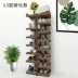 Giá để giày nhiều lớp đơn giản hiện đại ký túc xá kinh tế gia đình không gian phòng khách đa chức năng lưu trữ tủ giày gỗ rắn - Kệ kệ để chậu hoa Kệ