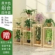 Kệ hoa nhiều tầng trong nhà đặc biệt ban công gỗ đặc màu xanh lá cây khung phòng khách bằng da chậu hoa phong cách Trung Quốc kệ gỗ - Kệ tủ sách đẹp