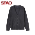 Áo len nam mùa xuân SPAO áo len nam cổ chữ V áo len dài tay Hàn Quốc SACK711C01 áo len nam Cardigan