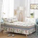 Một mảnh giường bông bedspread váy Simmons bảo vệ tay áo bông giường 1.5m18m giường váy lanh 2.0m đúp - Váy Petti