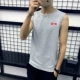 Áo thun không tay size lớn Áo thun cotton mỏng thể thao rộng rãi vest vest thấm mồ hôi thấm mỡ chất béo áo len không tay