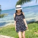 Áo tắm nữ Một mảnh Váy che bụng Bảo tồn Slim Beach Kem chống nắng Tay áo tắm Boxer Kích thước lớn Spa - Bộ đồ bơi One Piece