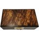 Jewelry box gloomy golden silk nanmu mortise and tenon structure with lock