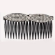 Chải tóc kẹp tóc mũ nón Hàn Quốc dành cho người lớn rhinestone clip tóc hoang dã chống trượt cắm lược bangs lược tươi đầu clip phụ kiện tóc phụ kiện tóc hàn quốc