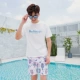 Quần đi biển mới 2018 quần bơi nam vải co giãn cao có thể bơi trong nước giảm béo - Quần bãi biển 	quần áo đi biển giá rẻ	