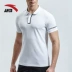 Anta POLO áo sơ mi nam 2018 hè mới thoáng khí hút ẩm thông thường áo thun ngắn tay led ve áo nỉ áo polo nữ Áo polo thể thao