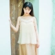 Summer 2019 hè mới văn học retro phụ nữ chạm đáy không tay nhỏ tươi vest quây áo sơ mi nữ - Áo ba lỗ