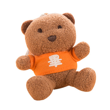 BOC Hong Kong Version Name Bear Doll ຮ້ອຍຄອບຄົວນາມສະກຸນໝີ Customized Surname Bear Plush Colorful Birthday Bear Girl Gift