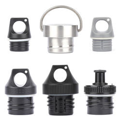 Stainless steel outdoor sports kettle accessories lid thermos cup lid bottle cap all steel lid large mouth small mouth sealing gasket