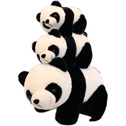 Panda ສີດໍາແລະສີຂາວ doll plush toy ຊັບສົມບັດແຫ່ງຊາດຍັກໃຫຍ່ panda pillow doll doll ເດັກນ້ອຍເດັກຍິງແລະເດັກຊາຍຂອງຂວັນ