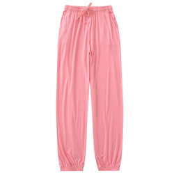 Modal pajama pants ສໍາລັບແມ່ຍິງ, ບາງ, ວ່າງ, ຂະຫນາດໃຫຍ່, ກາງເກງຍາວສໍາລັບ summer, elastic ແລະເຢັນສໍາລັບຕີນນ້ອຍ, ເຮືອນແລະການພັກຜ່ອນ