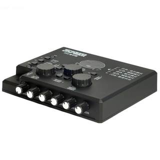 Kesuosi driver-free shouting mic singing live external sound card