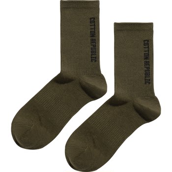 Cotton Republic business model men's moisture-wicking simple casual mid-calf cotton socks socks men's long socks men's socks trendy