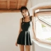 Đồ bơi Xiaotao Thời trang nữ Màu rắn Thép nhỏ Hỗ trợ Tập hợp Đầm che bụng mỏng Váy một mảnh Spa Spa Áo tắm - Bộ đồ bơi One Piece Bộ đồ bơi One Piece
