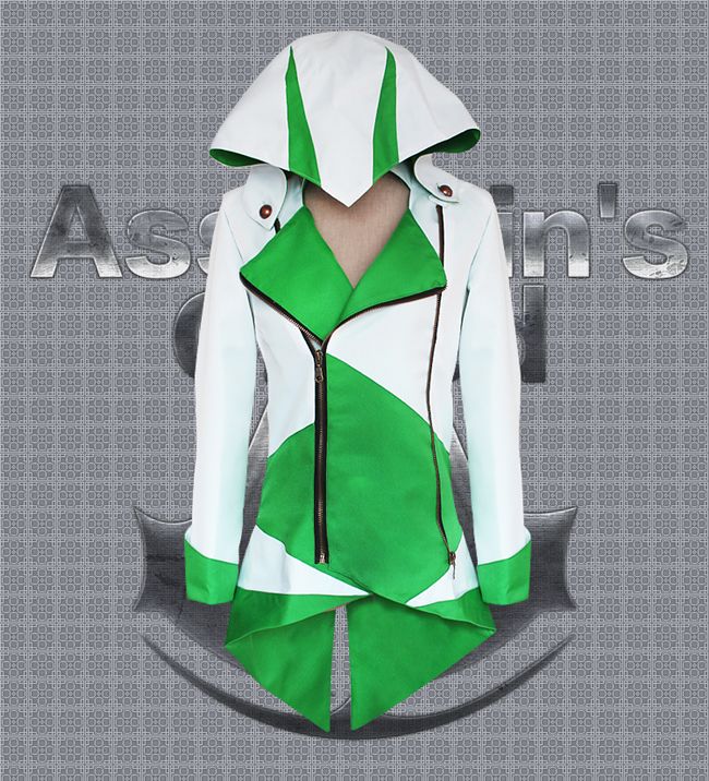 Assassin Creed Áo len Áo hoodie Ezio Conner Cosplay Trang phục Anime Game Quần áo nam mặc - Cosplay trang phục cosplay anime