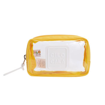 Candy color transparent long jelly bag cosmetic bag visible Candy color transparent long jelly bag cosmetic bag visible