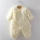 Quần áo trẻ em 0-3 tháng cotton mùa đông chần bông ấm áp jumpsuit mùa thu và mùa đông sơ sinh mùa đông sơ sinh