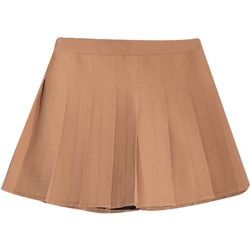 Fat Fairy Yingying plus size women's clothes for fat mm ພາກຮຽນ spring Korean version solid color all-match Foreign Style pleated skirt slimming skirt
