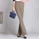 Sakura 2018 hè mới quần size lớn quần nữ quần cạp cao cộng với phân bón để tăng quần chuông