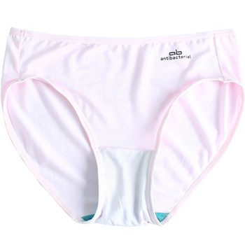 3 ຄູ່ underwear ab ສໍາລັບແມ່ຍິງ summer ບາງເສັ້ນໄຍໄມ້ໄຜ່ຕ້ານເຊື້ອແບັກທີເຣັຍກາງ, ຕ່ໍາແອວຈົດຫມາຍ embellished ເດັກຍິງສາມຫຼ່ຽມສັ້ນ