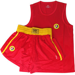 Jiurishan Sanda Uniform for Children and Adults, Competition Dragon Uniform, Boxing Training Suit Set, Men's and Women's Muay Thai Fighting Shorts