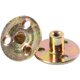 Three-hole nut iron plate nut high strength metric inch
