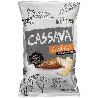 Indonesia imported Kernes cassava chips 150g*3 packs of casual new year goods puffed snacks snacks large packs of potato chips food