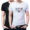 Công nghệ đen couple mùa hè 2018 mới ngắn tay t-shirt nam xu hướng từ bi màu trắng tinh khiết in nhanh khô quần áo