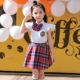Trang phục trẻ em mẫu giáo tốt nghiệp biểu diễn hợp xướng đồng phục tiểu học nam và nữ đọc thuộc lòng mùa hè