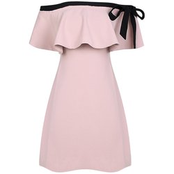 Shirley yu pink one -shoulder dress Wedding Wedding Celebrities Ensable Annual Conference Flower Costumes Small Girls
