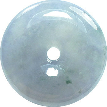 Natural jade necklace pendant violet peace buckle