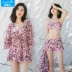 2018 mới siêu chia áo tắm nữ ba mảnh bikini bảo thủ ngực nhỏ tụ tập che bụng đồ bơi - Bộ đồ bơi hai mảnh hình ảnh áo tắm 2 mảnh Bộ đồ bơi hai mảnh