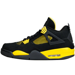 University of North Carolina Air Jordan 4 Thunder AJ4 black and yellow Thunder God 308497-008