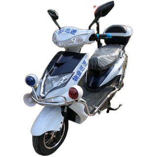 巡逻电动车保安物业电瓶车小区校园广场电动摩托车两轮厂家