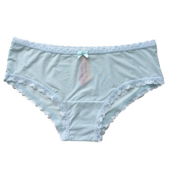 European and american style lace lower waist markless briefs