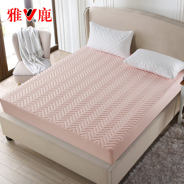 雅鹿 床笠 夹棉防滑加厚床套 天猫优惠券折后￥29.9起包邮（￥49.9-20）多规格多色可选