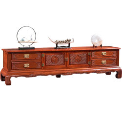 Lanzhige mahogany TV cabinet solid wood, Myanmar Hualu Mu Mu Mingqing antique Chinese living room furniture LG-G32