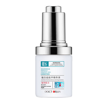 Junbo Shi Acne Leveling Essence Hydrating and Moisturizing Acne Dr. Yinjun ກຳຈັດສິວ ແລະ ຮູຂຸມຂົນນ້ອຍລົງ ຜະລິດຕະພັນບຳລຸງຜິວໜ້າສຳລັບຜູ້ຊາຍ ແລະ ຜູ້ຍິງ